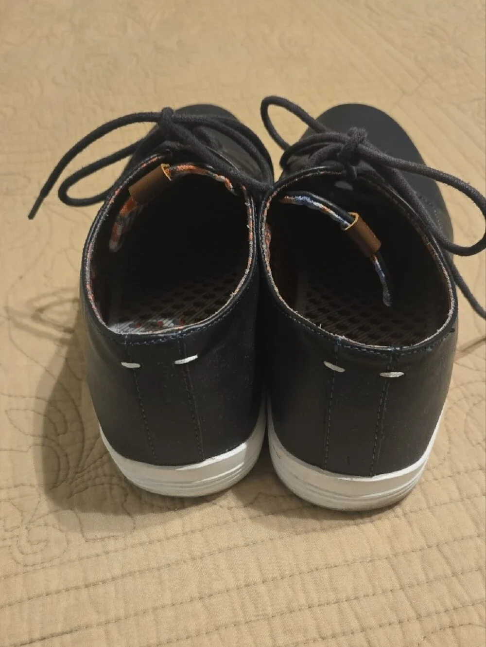 Ben Sherman Black Hybrid Oxford Dress Sneakers Men’s Size 10